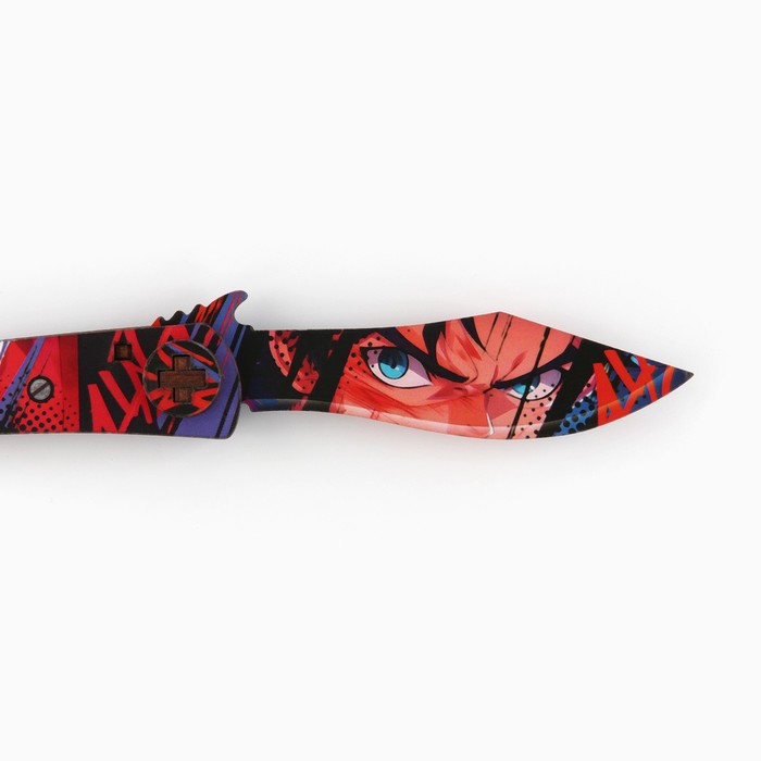 Сувенир деревянный нож наваха «Аниме комикс», 22 см - фото 1908129737