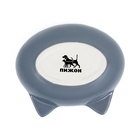 Миска керамическая «Кошачья мордочка» 200 мл - 14×12×3.5 см, серая/белая - Фото 5