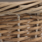 Набор корзин, 40х14/45 см, 34х14/43 см, 28х12/28 см, ива - фото 24272307