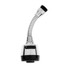 Аэратор ZEIN, регулировка потока, на гибком шланге, 150 мм, 2 режима, пластик, хром/черный - Фото 8