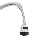 Аэратор ZEIN, регулировка потока, на гибком шланге, 170 мм, 2 режима, пластик, хром/черный - Фото 10