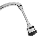 Аэратор ZEIN, регулировка потока, на гибком шланге, 170 мм, 2 режима, пластик, хром/черный - Фото 9