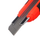 Нож канцелярский 18 мм, Calligrata TOP, пластиковый, фиксатор, прорезиненный - Фото 7