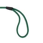 Ринговка для собак, 150×0.6 см, с вертлюгом, чёрная, зелёная - Фото 9