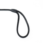 Поводок круглый "Рябь", экокожа, 120 х 0,8 см, чёрный - Фото 3