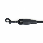 Поводок круглый "Тон", с мягкой ручкой из паралона, 120 х 0,8 см, черный - Фото 2