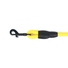 Поводок круглый "Тон", с мягкой ручкой из паралона, 120 х 0,8 см, жёлтый - Фото 2