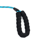 Поводок, 180×0.8 см, светоотражающий, круглый, с эргономической ручкой, голубой - Фото 3