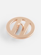 Пуговица металлическая на ножке, декоративная, d=28 мм, матовая, цвет золотой - Фото 3