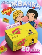 Жевательная резинка Love is, Кокос и Ананас, 4.2 г, 20 шт. - Фото 1