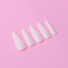 Накладные ногти, 100 шт, форма балерина, в контейнере, цвет молочный - Фото 2