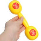 Погремушка Крошка Я «Перкуссия», шейкер, от 3 мес., желтый/красный - Фото 6