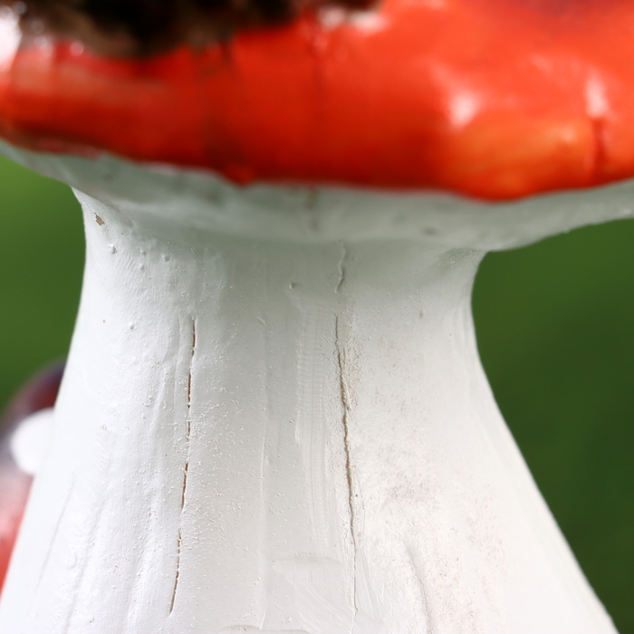 Садовая фигура "Ежик на грибочке" 10х11х21см