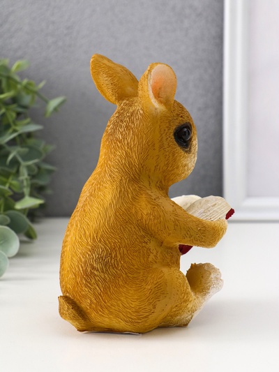 Фигурка полистоун TAKE IT EASY «Зайка читает книжку», 10×8×15 см