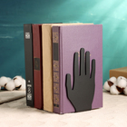 Держатель-подставка для книг "Руки" набор 2шт, 12,7х8,9х15,4см, черный - фото 20573705