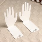 Держатель-подставка для книг "Руки" набор 2шт, 12,7х8,9х15,4см, белый - фото 9639428