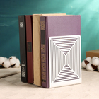 Держатель-подставка для книг "Лабиринт" набор 2шт, 9,2х12х15,4см, белый - фото 20573725