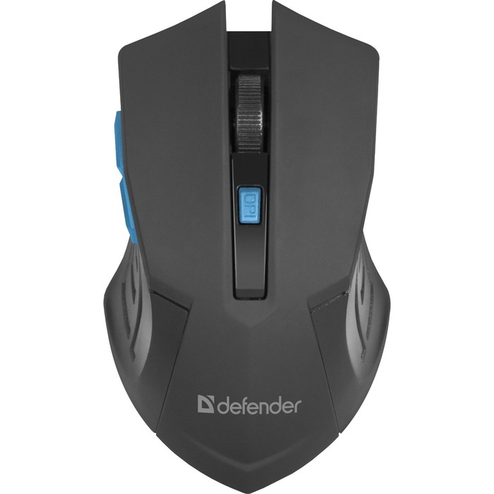 Мышь Defender Accura MM-275, беспроводная, оптическая, 1600 dpi, 1×AAA, 6 кнопок, USB,синяя