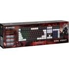Клавиатура Defender Dark Knight GK-077,игровая,проводная,подсветка,104 клавиши,USB,черy-бел - фото 9639534