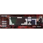 Клавиатура Defender Dark Knight GK-077,игровая,проводная,подсветка,104 клавиши,USB,черy-бел - фото 9639535