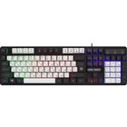 Клавиатура Defender Dark Knight GK-077,игровая,проводная,подсветка,104 клавиши,USB,бел-черн - фото 321476115