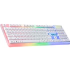 Клавиатура Defender Dark White GK-172,игровая, проводная, подсветка, 104 клавиши,USB, белая - Фото 3