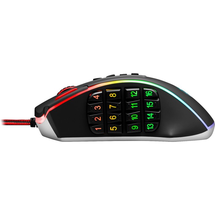 Мышь Redragon Legend Chroma X,беспровод,оптическая, бесшум,RGB,1600 dpi,500 мАч,USB,черная - фото 51553050