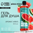 Гель для душа Ice watermelon, 400 мл, аромат арбуза, PICO MICO - фото 321418669