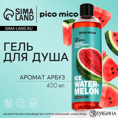 Гель для душа Ice watermelon, 400 мл, аромат арбуза, PICO MICO