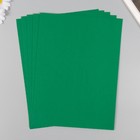 Набор фетра 22х30 см, 5 листов, Корея, цв. зелёный - фото 23911364