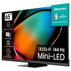 Телевизор HISENSE 65U8KQ, 65", 3840x2160,DVB-T2/C/S2,HDMI 4,USB 1,m-LED,Smart TV,черный - фото 9639782