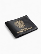 Обложка для удостоверения «Ветеран боевых действий», натуральная кожа, чёрная - Фото 4