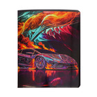 Тетрадь 48 листов в клетку "Огненные машины", обложка мелованный картон, металлизированная плёнка, выборочный УФ-лак, блок 65 г/м2, МИКС (комплект 3 шт) - фото 24553871