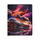 Тетрадь 48 листов в клетку "Огненные машины", обложка мелованный картон, металлизированная плёнка, выборочный УФ-лак, блок 65 г/м2, МИКС (комплект 3 шт) - фото 24553873