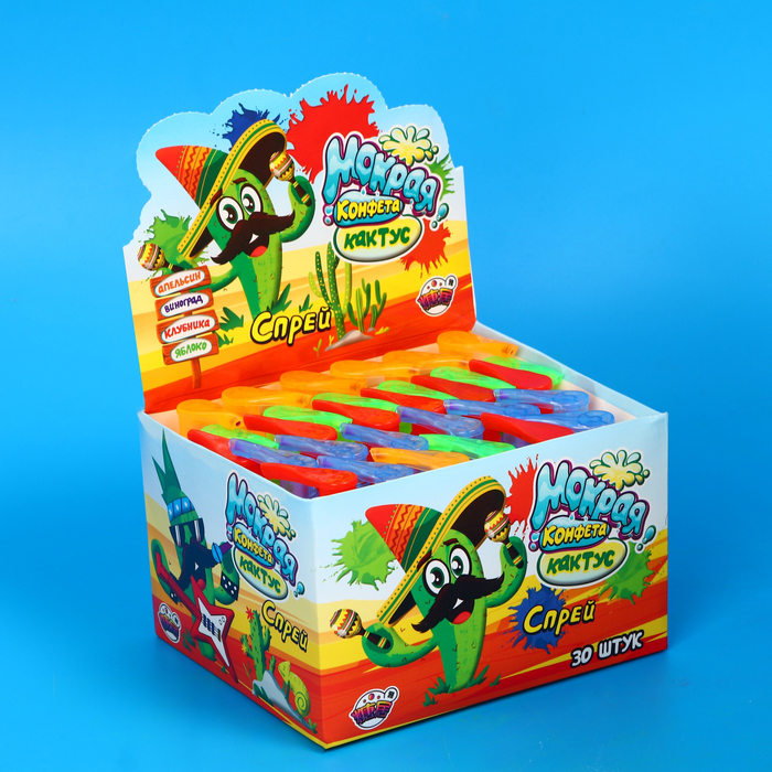 Мокрая конфета-спрей "Кактус", 18 мл - Фото 1