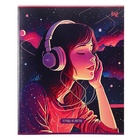 Тетрадь 48 листов в клетку "Девочки", обложка мелованный картон, ВД-лак, белизна 90, блок 60г/м2, МИКС (комплект 3 шт) - фото 23989611