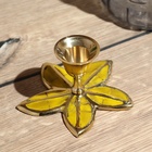 Подсвечник «Йелоу», 6 см, латунь - Фото 4