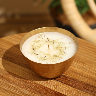 Ароматическая свеча в чаше, 200 г, парафин, rosemary