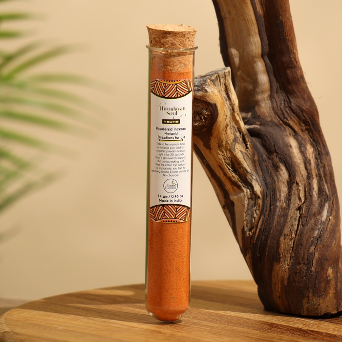 Благовония, травяной органический аромапорошок, 11 г, marigold - Фото 1