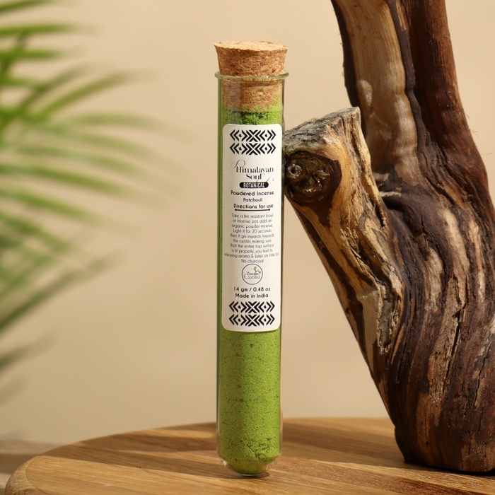 Травяной органический аромапорошок (благовония) 11 гр, patchouli - Фото 1