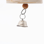 Игрушка с панцирем каракатицы, люфой и колокольчиком, 15 х 5 см, красная - Фото 2