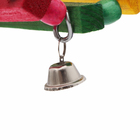 Качели для птиц "Туннель" с колокольчиками, 16 х 15 см - Фото 3