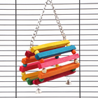 Качели для птиц "Туннель" с колокольчиками, 16 х 15 см - Фото 5