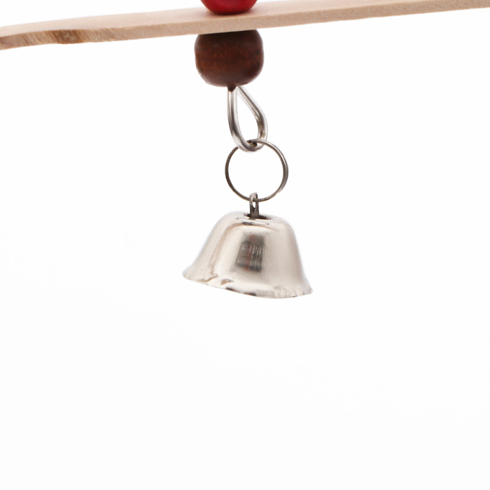 Игрушка для птиц"Вертушка" с колокольчиком  25 х 11 см
