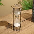 Песочные часы 19х8,5 см, латунь - Фото 2