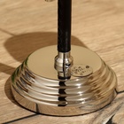 Настольные часы 32х22 см, (диаметр часов 8 см), латунь - Фото 6