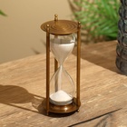 Песочные часы 19,5х7 см, латунь - Фото 4