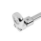 Набор накидных ключей ТУНДРА, CrV, сменные поворотные головки 9 - 19 мм, 9 шт. - фото 9641138