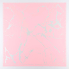 Плёнка упаковочная для цветов «Мрамор», матовая, розовая, 57 х 57 см - Фото 3