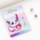 Серьги гвоздики Kawaii 1.5×1.5 см - Фото 2